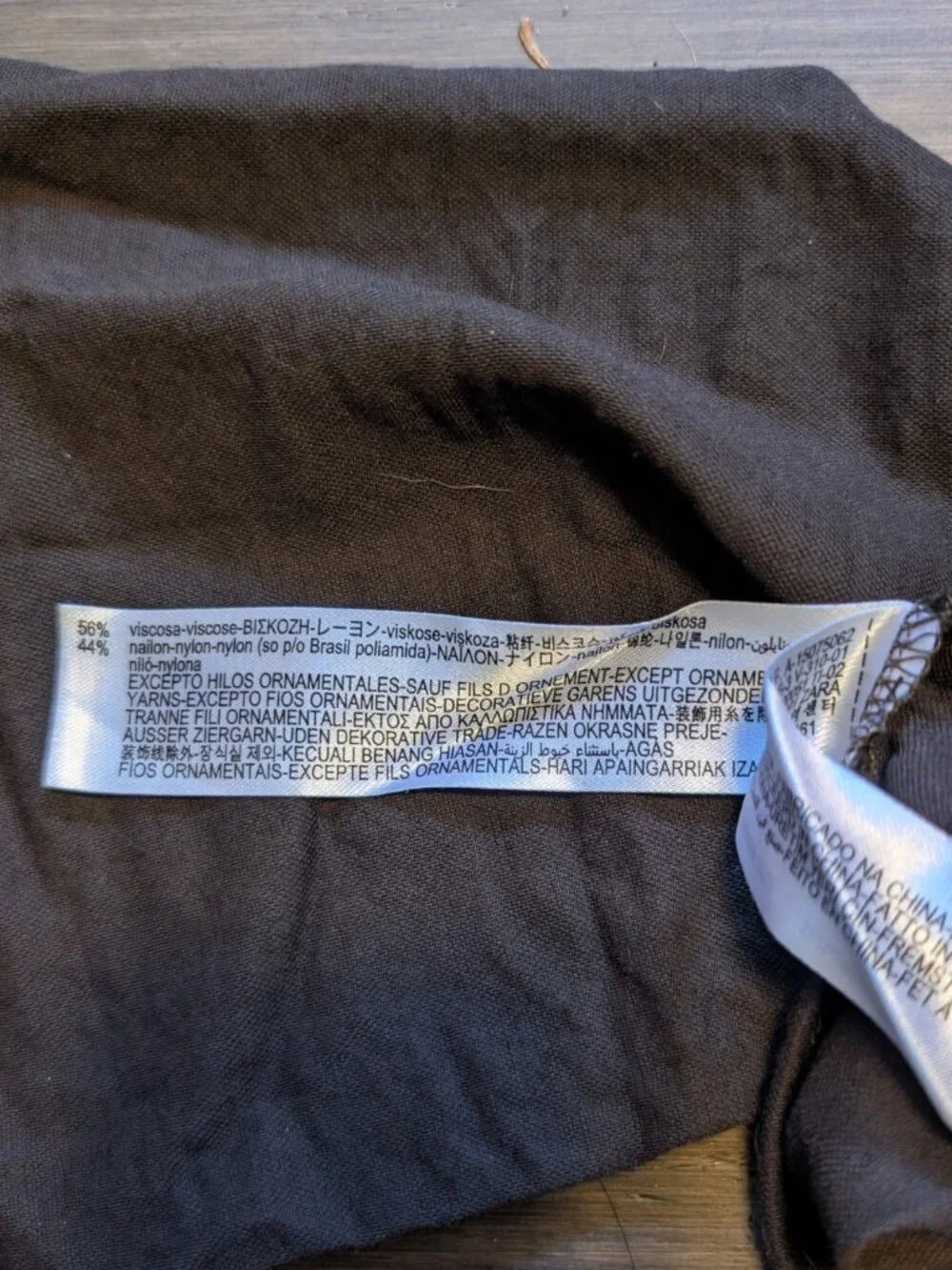 Zara brown wrap